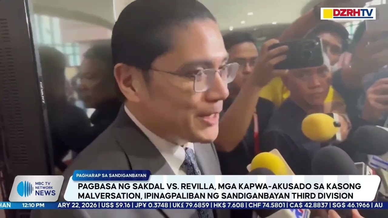 PAGBASA NG SAKDAL VS. REVILLA, IPINAGPALIBAN NG SANDIGANBAYAN THIRD DIVISION