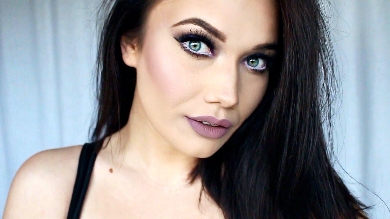 Purple Smoky Eye Makeup Tutorial