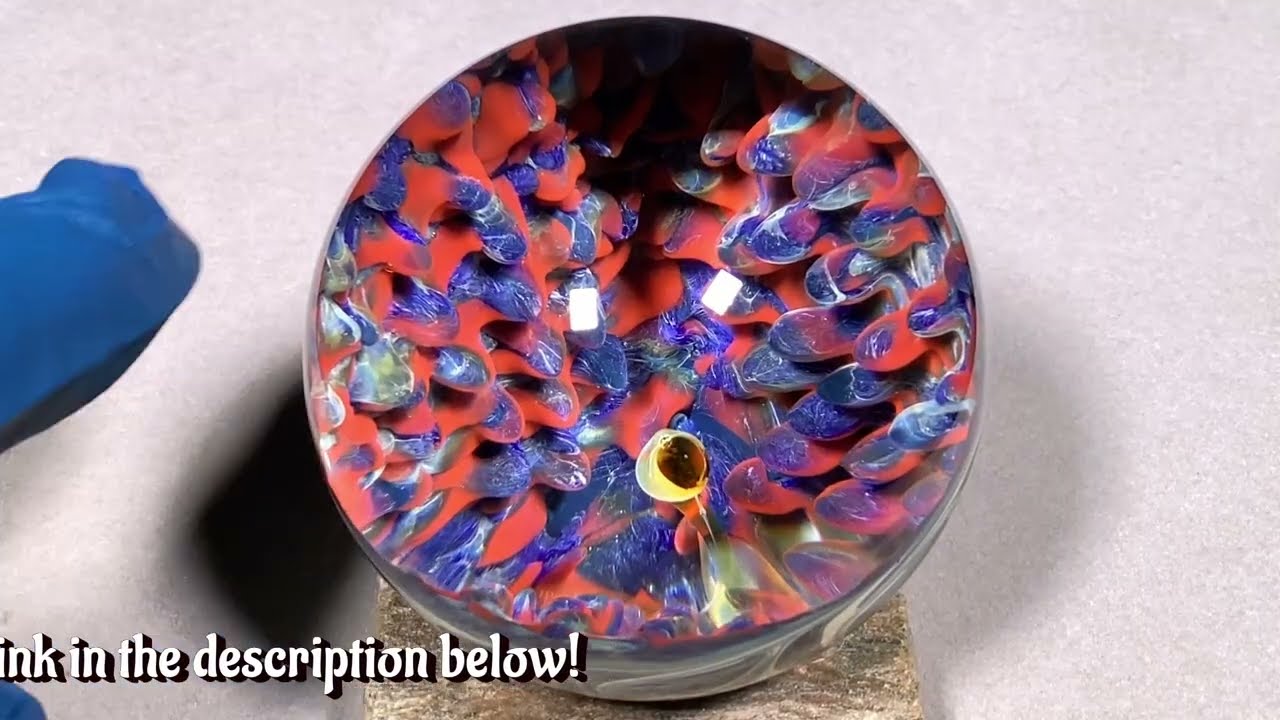 Vortex Marble Handmade by Bill Grout 2.16