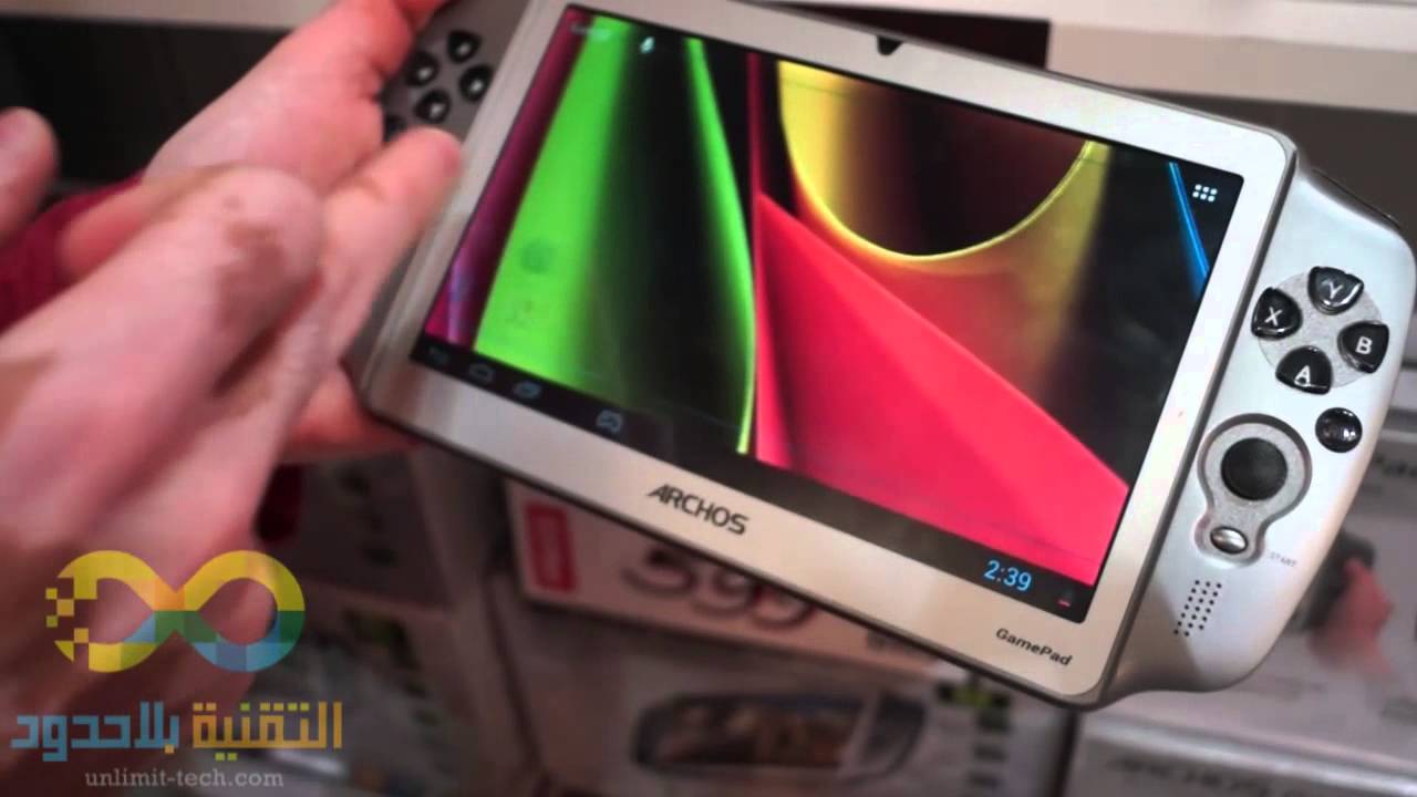 نظرة على جهاز الألعاب اللوحي Archos GamePad
