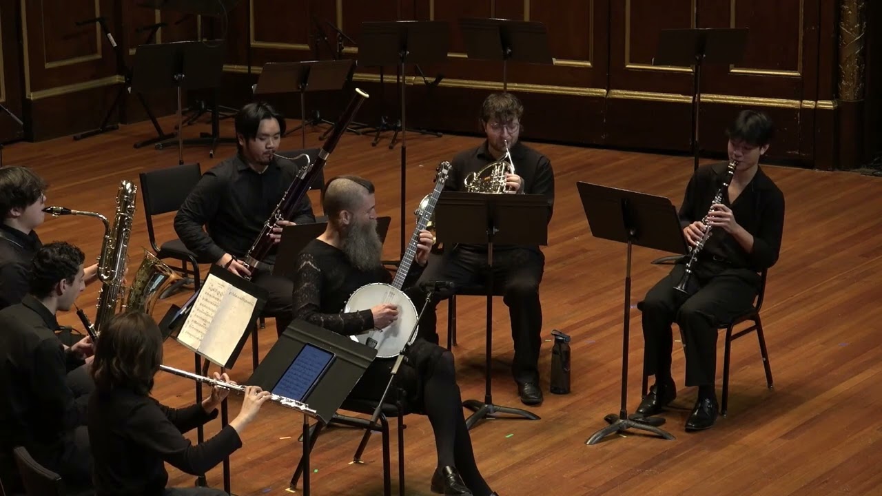 Aaron Jonah Lewis - Grace and Beauty - Ragtime Banjo Revival Live at New England Conservatory