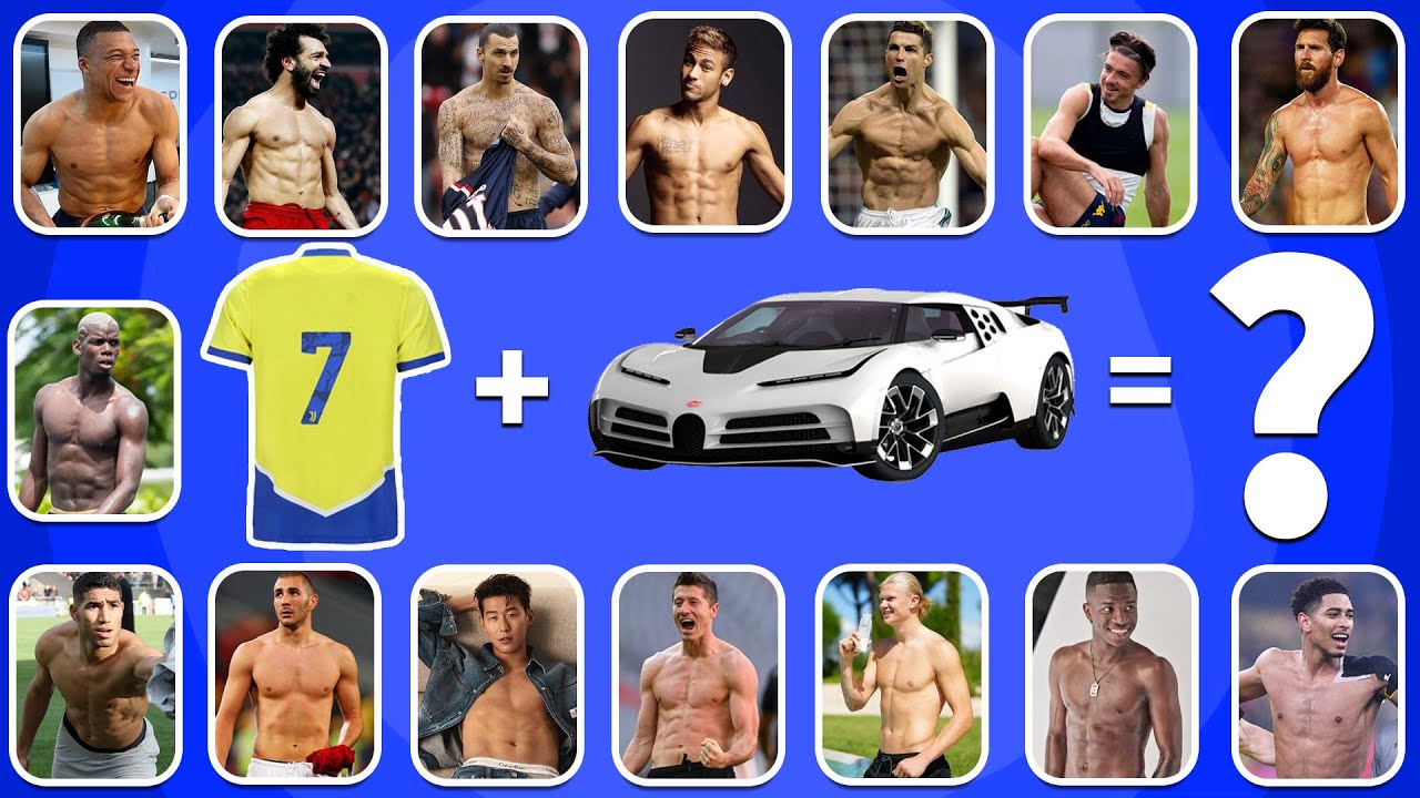 (Full 25)GUESS THE CAR,BODY, SONG ,HAIR, OF FOOTBALL PLAYER| Ronaldo, Messi, Neymar, Haaland, Mbappe