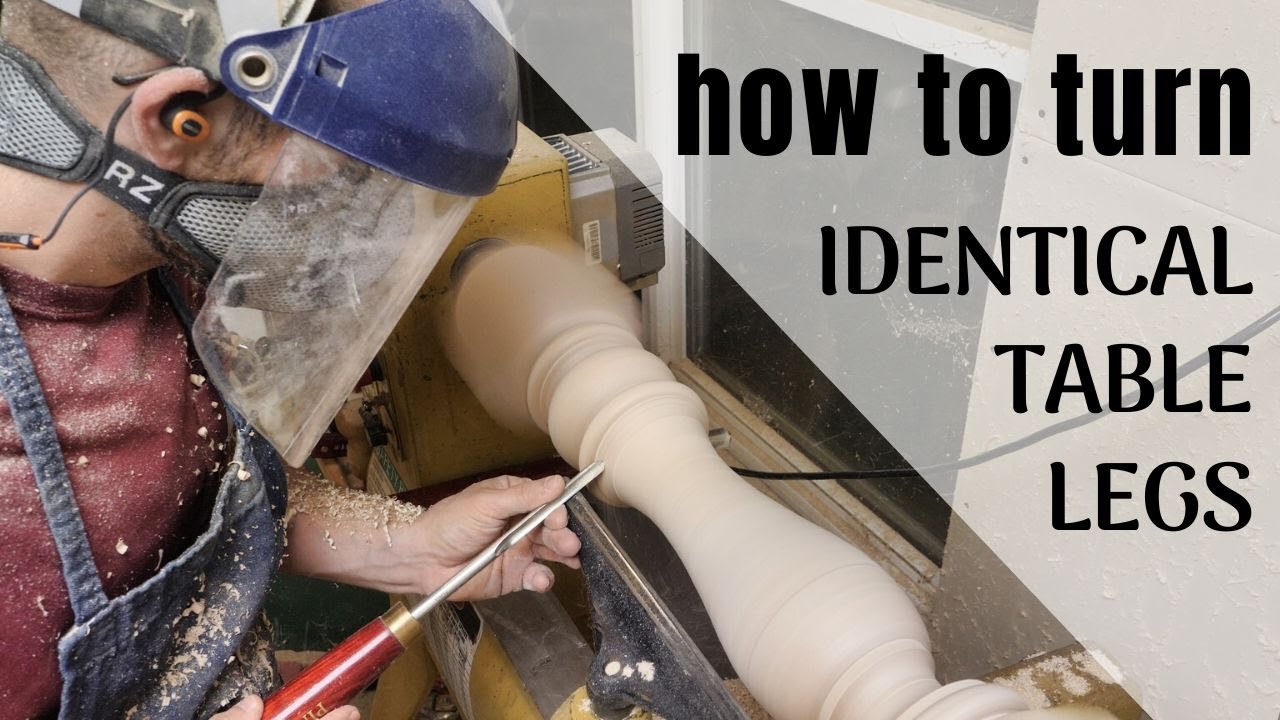 How to MAKE Identical TABLE LEGS on a Wood Lathe
