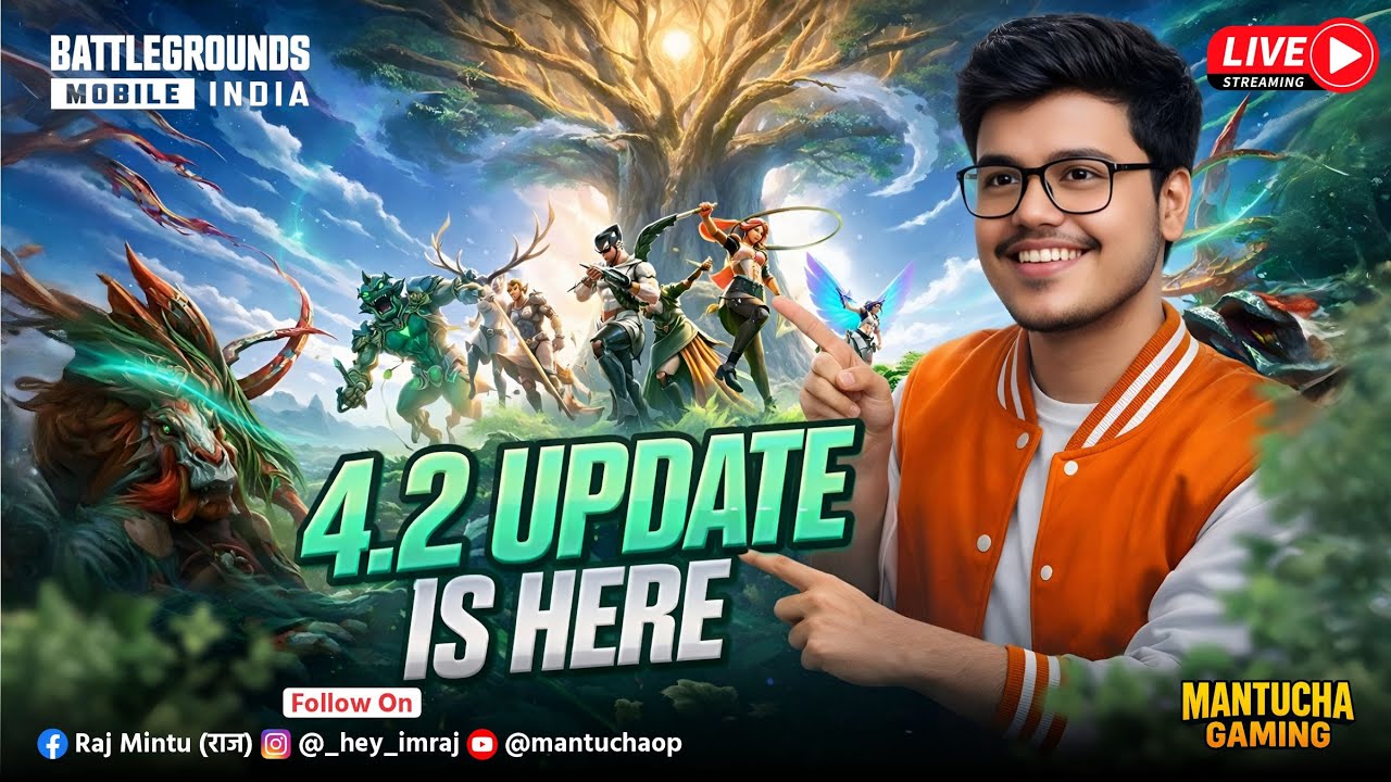 BGMI 4.2 UPDATE LIVE 😱 New Event | New Powers | Rank Push 🔥 | BGMI Live Hindi