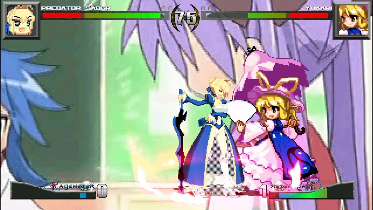 M.U.G.E.N セイバー(vore)  vs 八雲