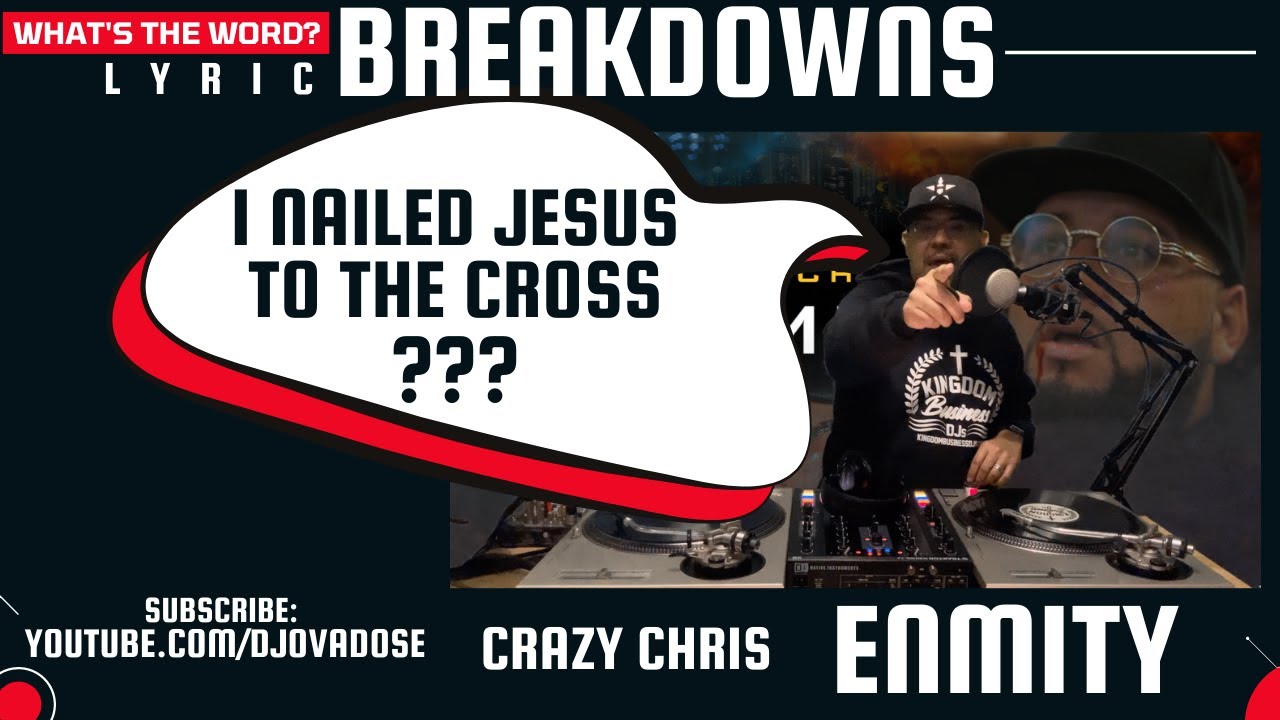 CHRISTIAN HIP HOP REACTION/LYRIC BREAKDOWN - ENMITY | CRAZY CHRIS