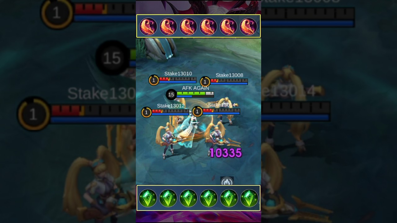 Alice Full Blood Wings Vs Full Holy Crystal #mlbb #shorts #alice