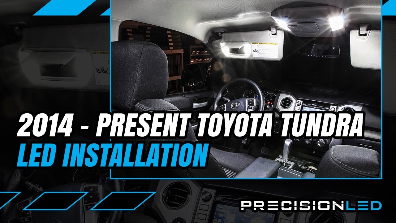 Светодиодная подсветка салона Toyota Tundra — как установить — 3-е поколение (2014+)