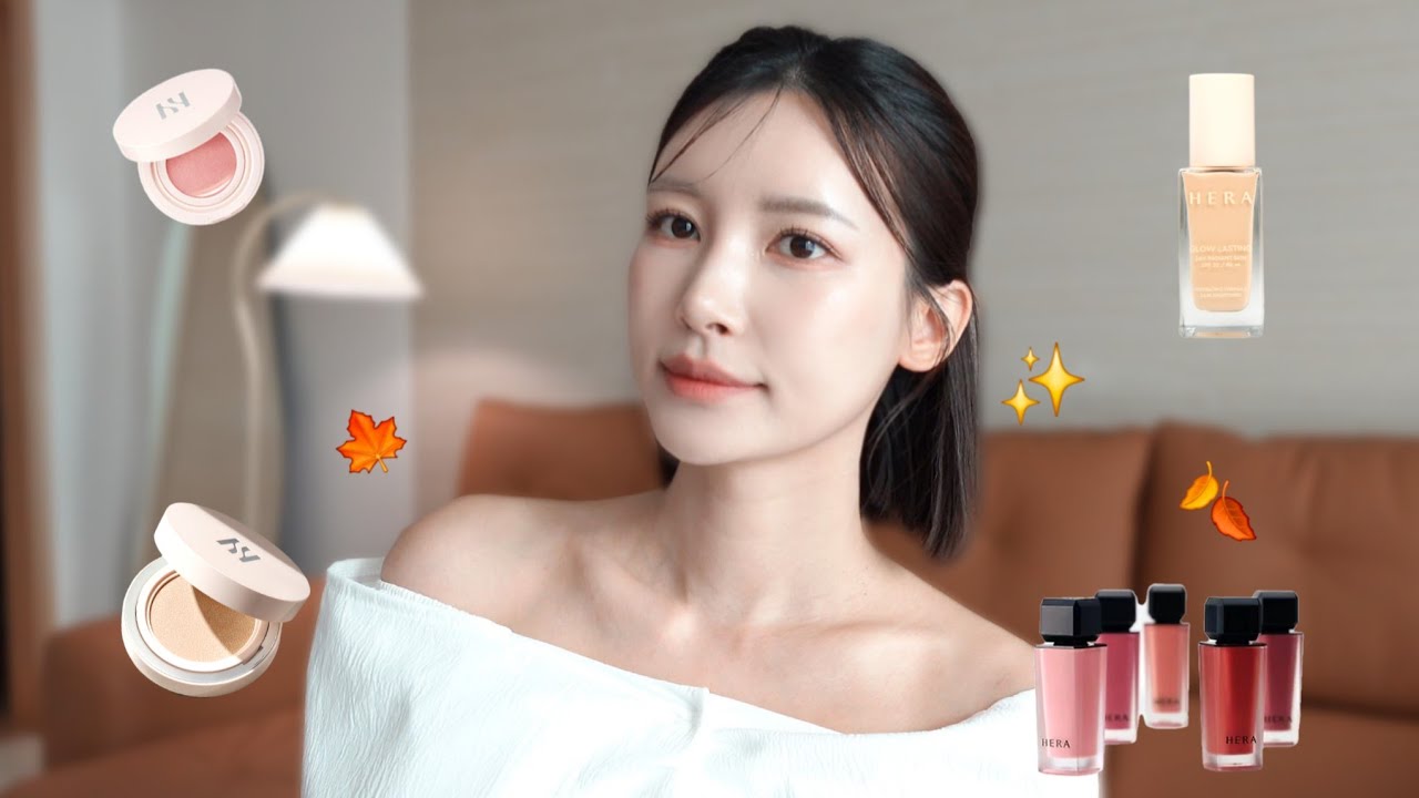 (깜짝선물✨)헤라 올 가을🍂 신상립! 센슈얼파우더매트 리퀴드💄 +리플렉션 스킨글로우 파운데이션 메인컬러 발색까지! (쿠션+파데 깜짝선물있어요🫶🏼)