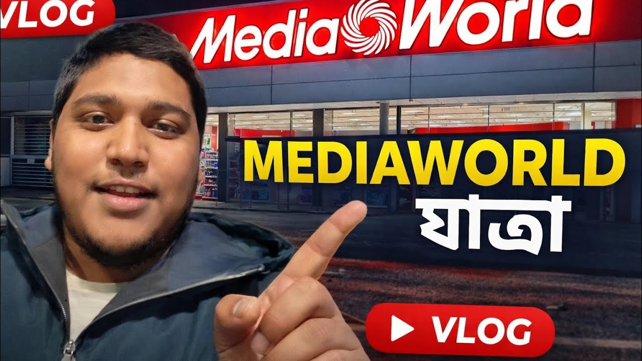 MediaWorld Padova 🇮🇹 | গিয়ে দেখি বন্ধ 😱 | Italy Bangla Vlog🇪🇺🇮🇹