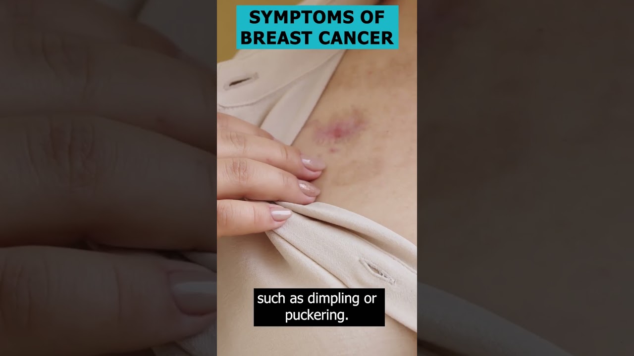 Breast Cancer Symptoms: A 30-Second Guide 🎗👀 #ArtOfHealingCancer #30SecKnowledge #youtubeshorts