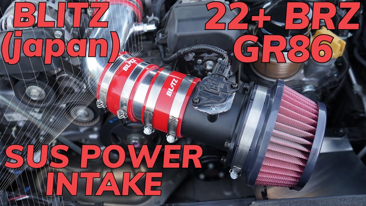 22+ BRZ / GR86 - BLITZ SUS Power Core Type LM Intake  - Install / Review / Sound Clips - JDM PARTS!