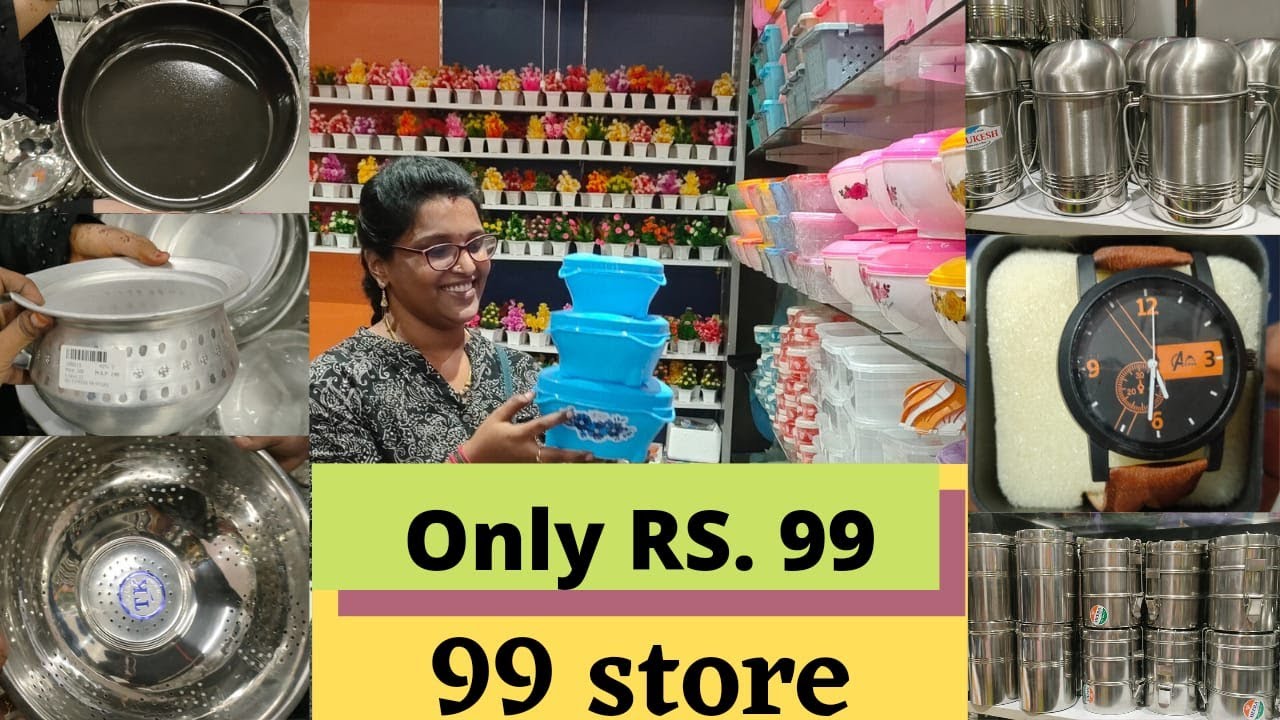 RS. 99 only.99 store .hyderabad 99 store.quality household products.