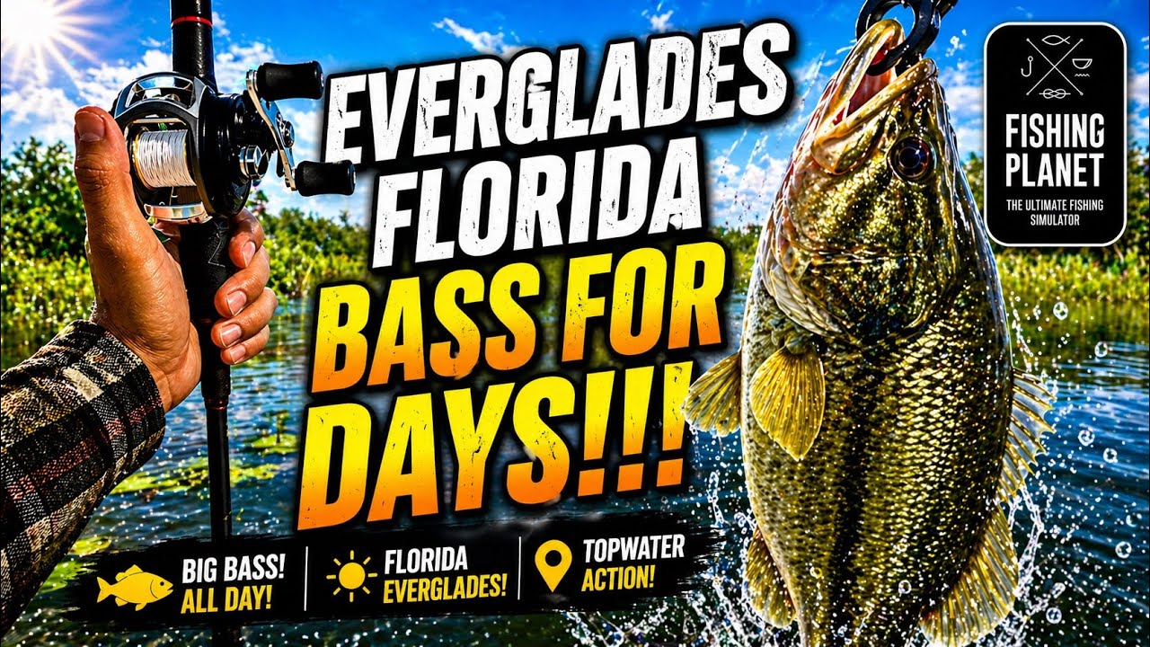 Fishing Planet 2022 - Largemouth Bass Hotspot Beginners Guide🎣 - Everglades Florida