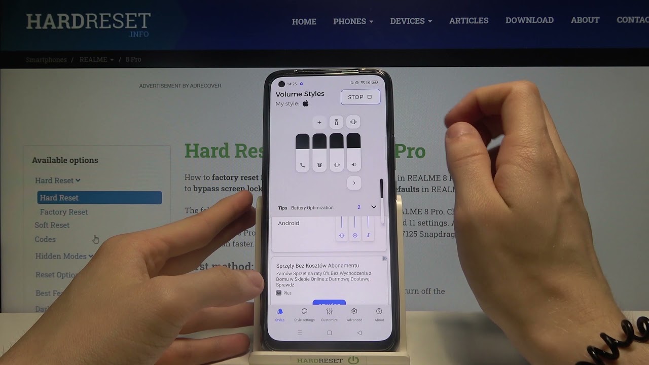 How to Download iOS Volume Panels in Realme 8 Pro &ndash; iOS Volume Bar