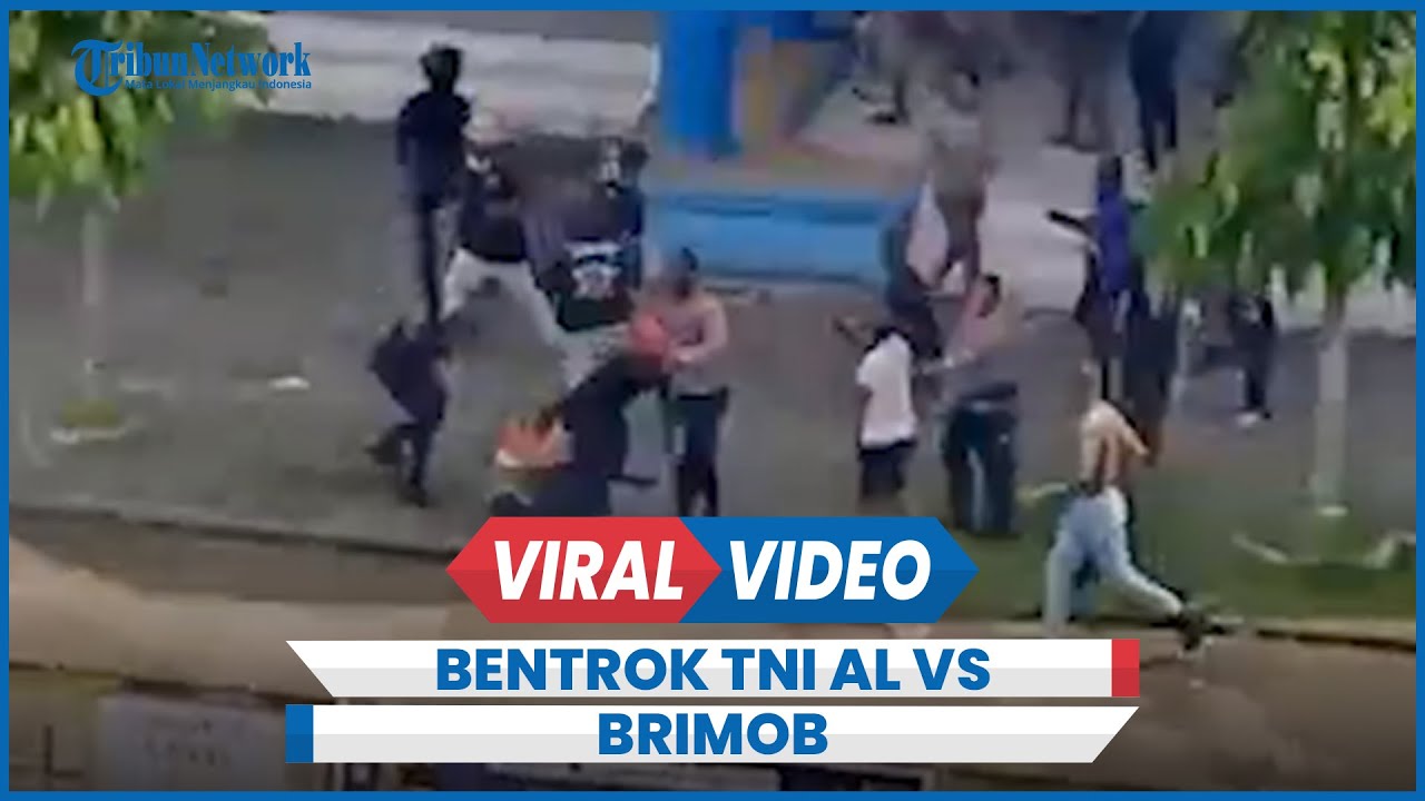 Detik-detik Keributan Oknum TNI AL dan Anggota Brimob di Pelabuhan Sorong