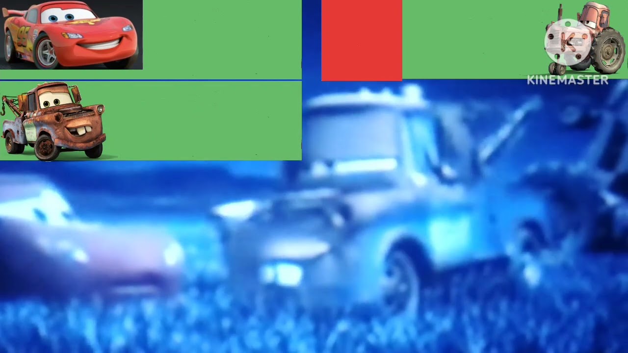 cars (2006) tractor tipping with healthbars