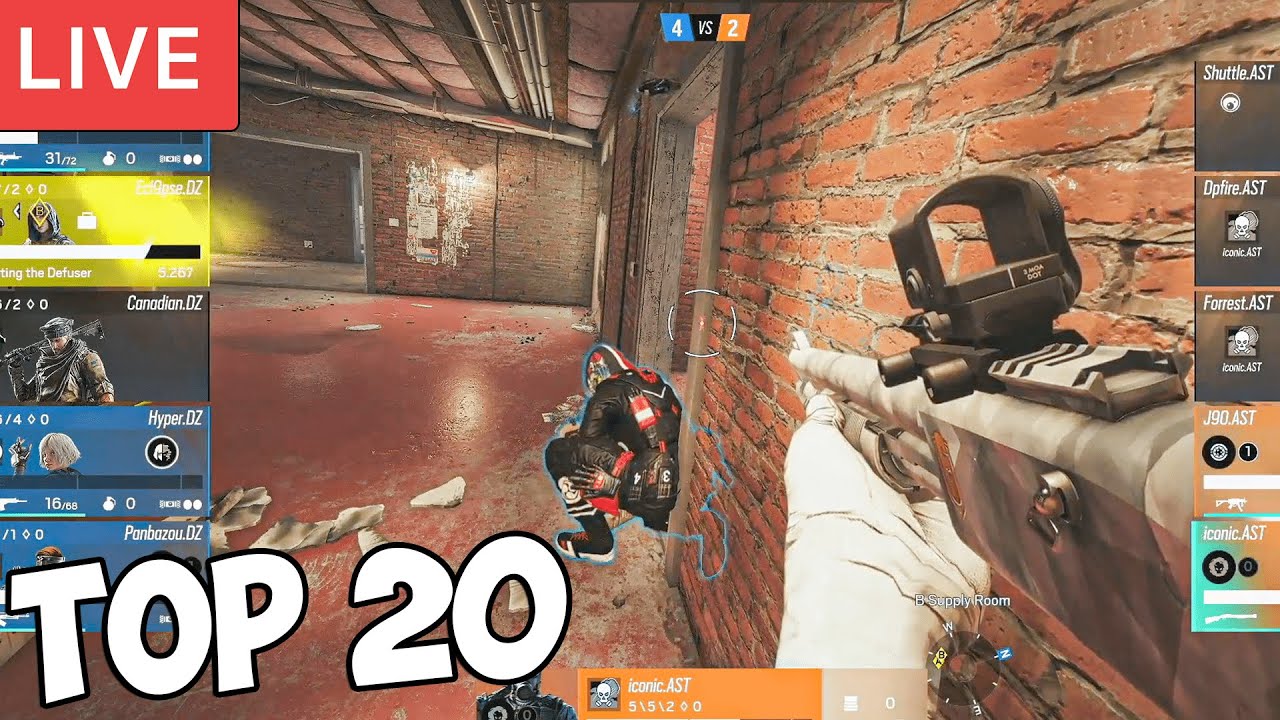 ТОП-20 ЛУЧШИХ КЛИПОВ R6 PRO LEAGUE ВСЕХ ВРЕМЁН!