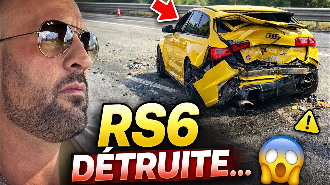 😱 🔥 RS6 DÉTRUITE SUR L’AUTOROUTE… L’ERREUR QUI COÛTE TRÈS CHER 💥
