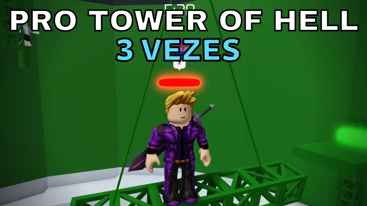 Roblox - PASSANDO 3 PRO TOWERS EM UM VÍDEO! (Tower of Hell)