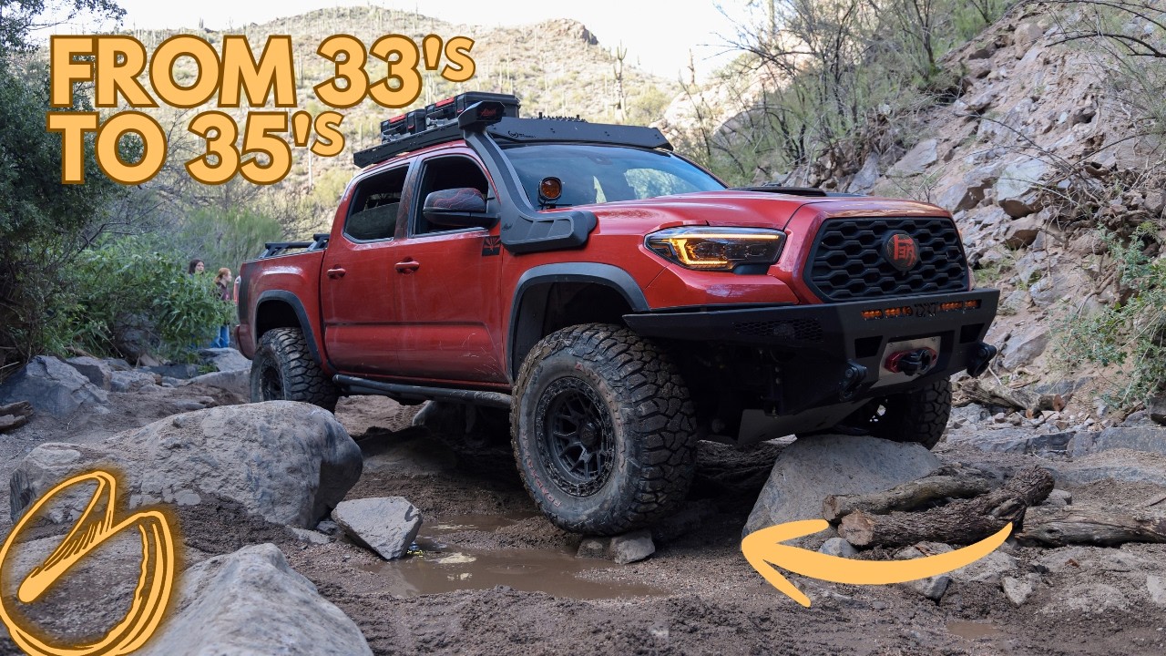Тест-драйв 35-дюймовых шин Tacoma | Поездка по бездорожью команды Log Corral OHV Arizona