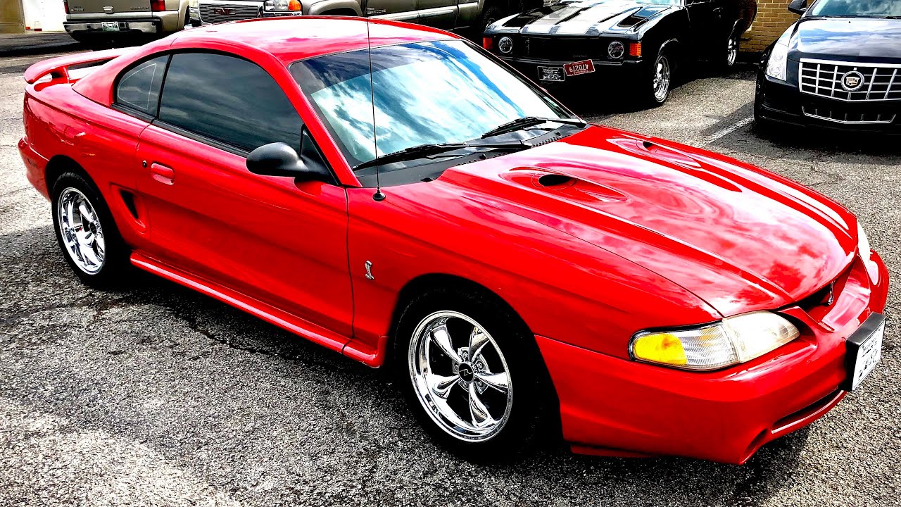 Test Drive 1997 Ford Mustang Cobra SOLD $6,950 Maple Motors #536