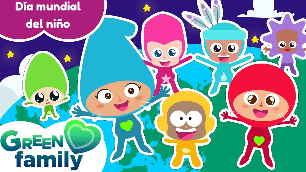 🌈🌍 MIX TODOS SOMOS IGUALES #DíaMundialDelNiño | Recopilación en ESPAÑOL | Green Family
