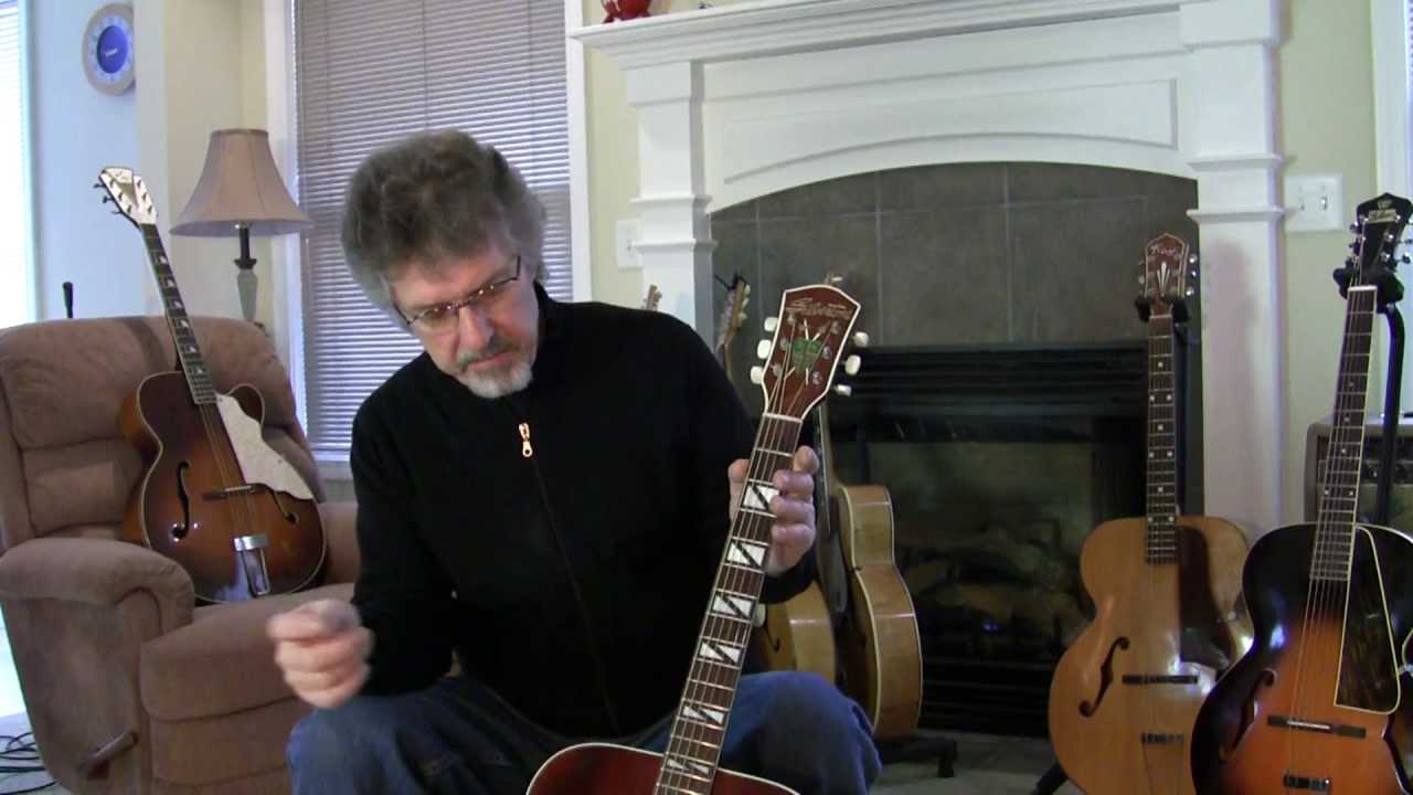 Silvertone Archtop Acoustic Guitar Review 1955 Aristocrat