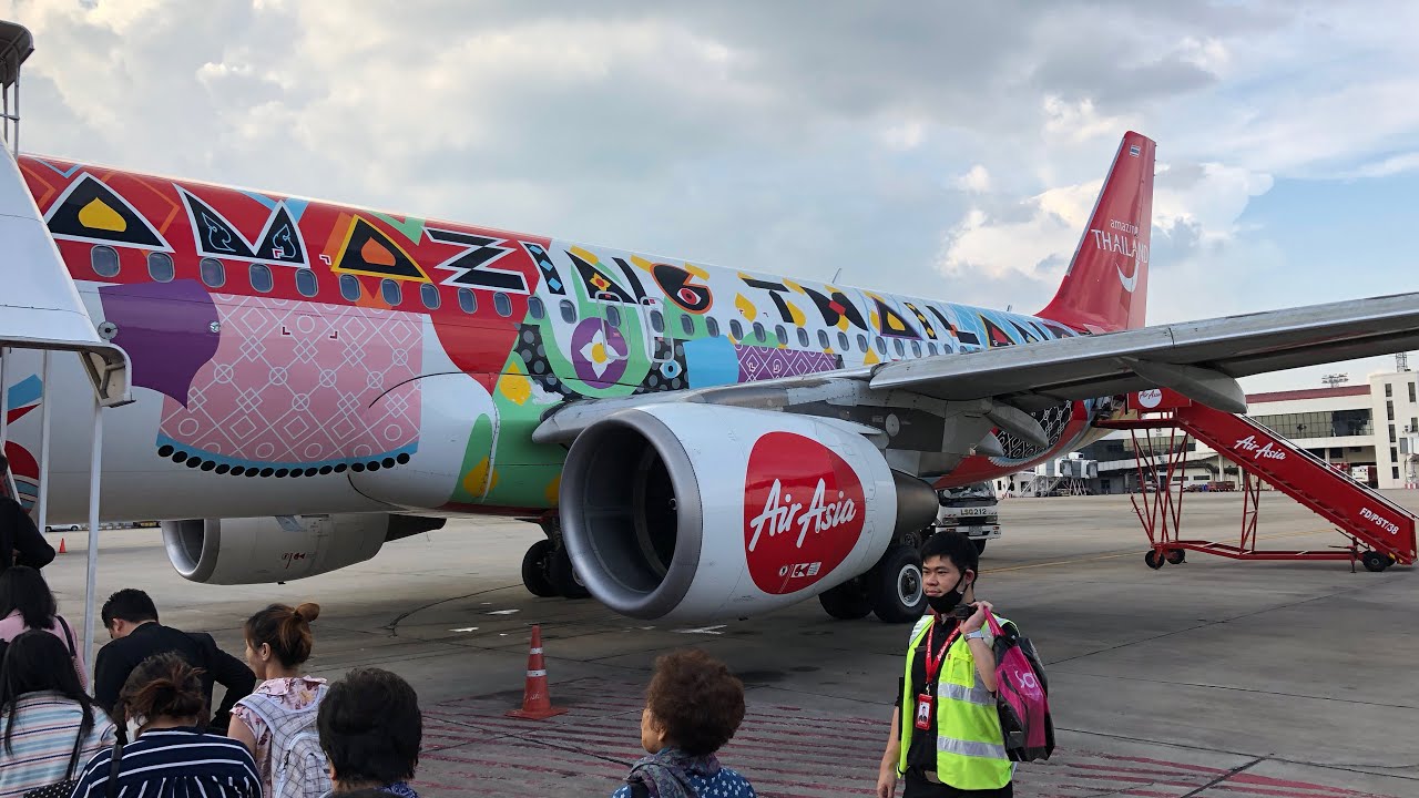 *Special Livery*| Thai Air Asia | A320 | Bangkok - Khon Kaen