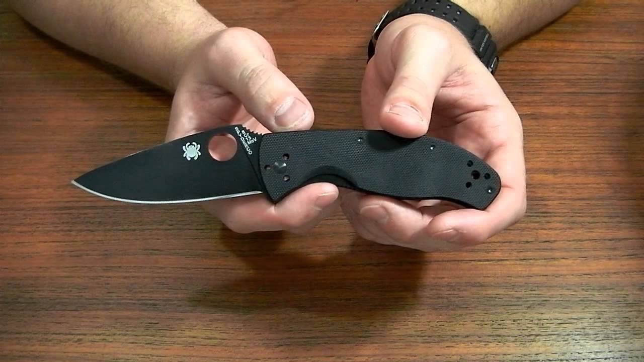 Новые мысли о ноже: Spyderco Tenacious Black