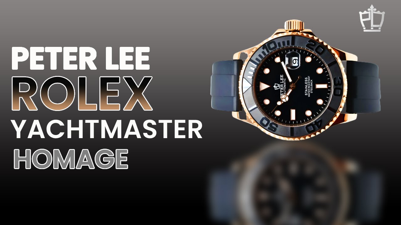 Rolex Yachtmaster 2 Homage By Peter Lee Watches