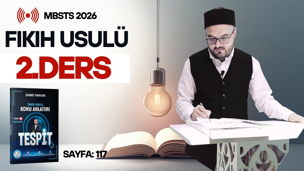 2026 MBSTS FIKIH USULÜ 2. DERS