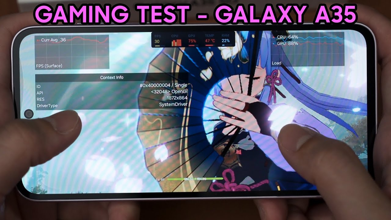 Gaming test - Samsung Galaxy A35 with Exynos 1380