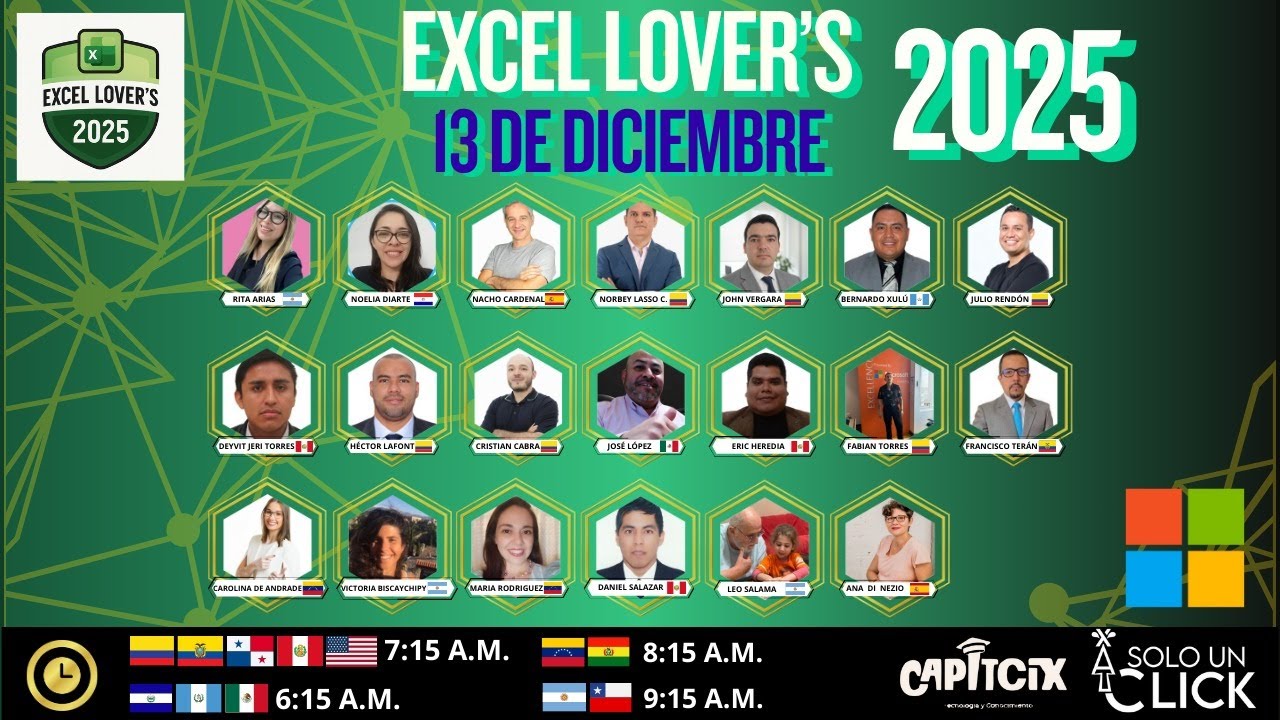 Excel Lover's 2025 | D&iacute;a 01