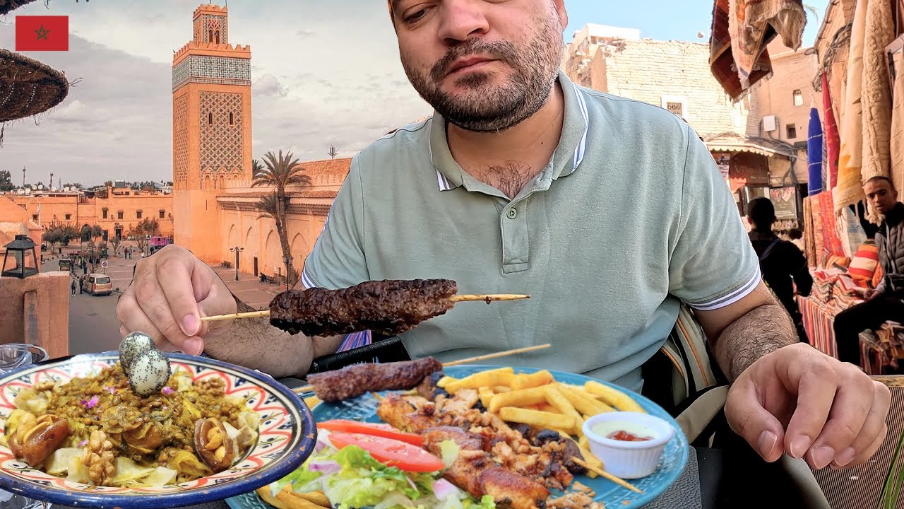 MARRAKECH E O MIZERIE! RFISSA & MIX GRILL, GRADINI SECRETE si MULTA ISTORIE (MAROC)