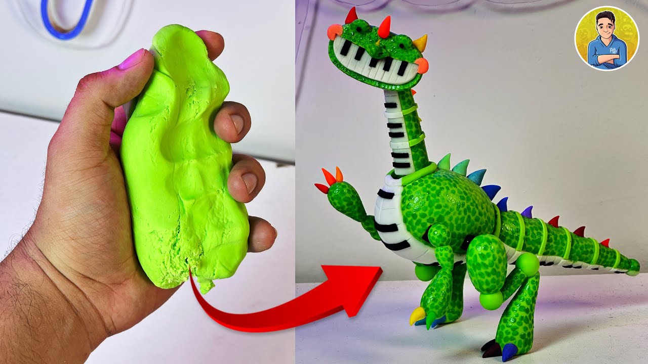 COMO HACER A PIANOSAURUS ARTICULADO (POPPY PLAYTIME CHAPTER 4)