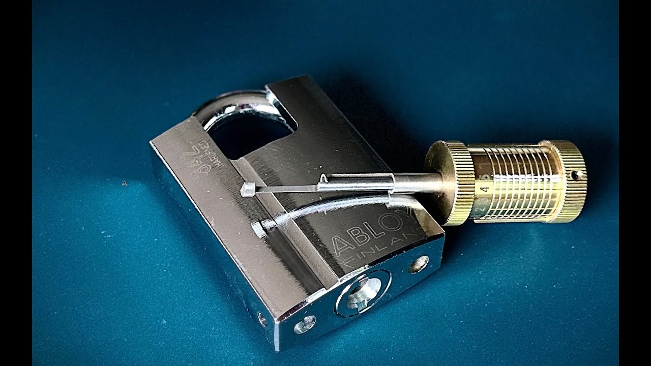 Вскрытие финского замка ABLOY китайским инструментом.