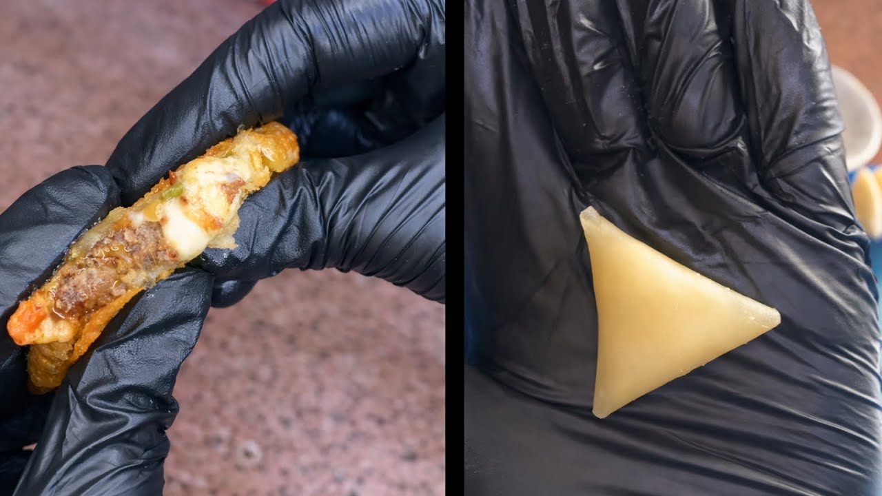 سمبوسه بحشوات مختلفه-حلوه و حادقه 