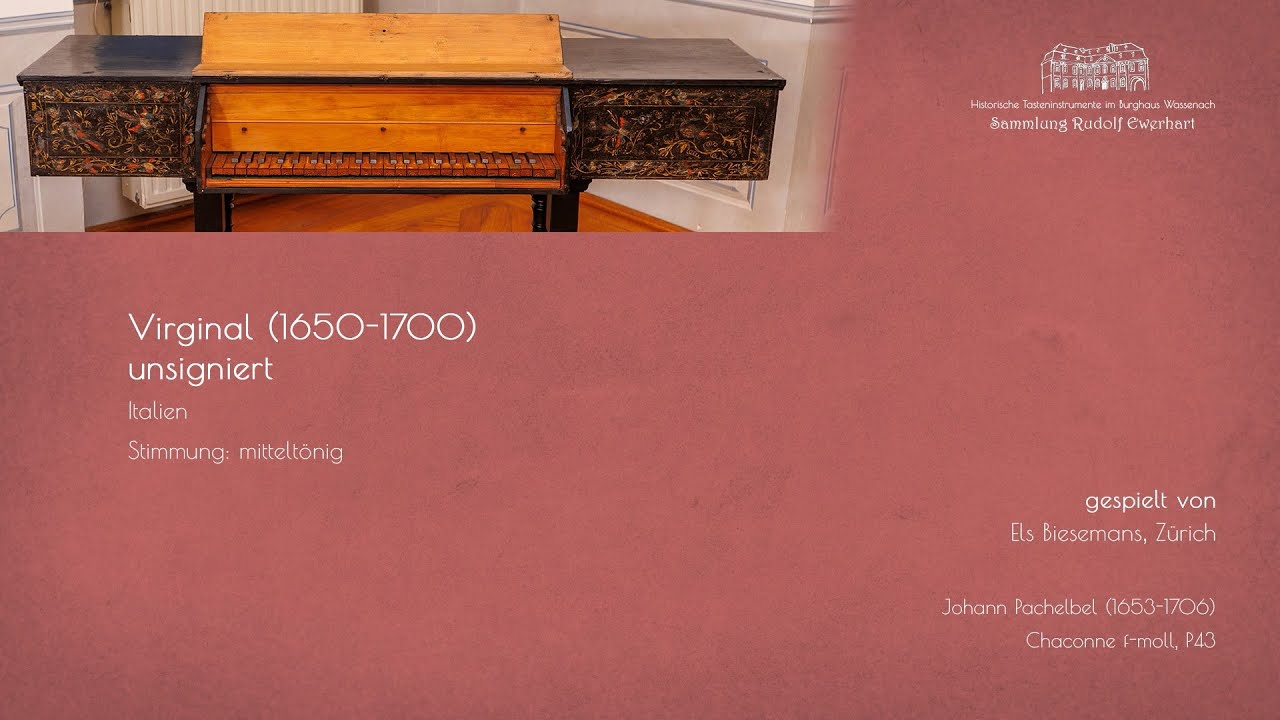 Lot 96: unsigned Virginal ~1650-1700, Italy