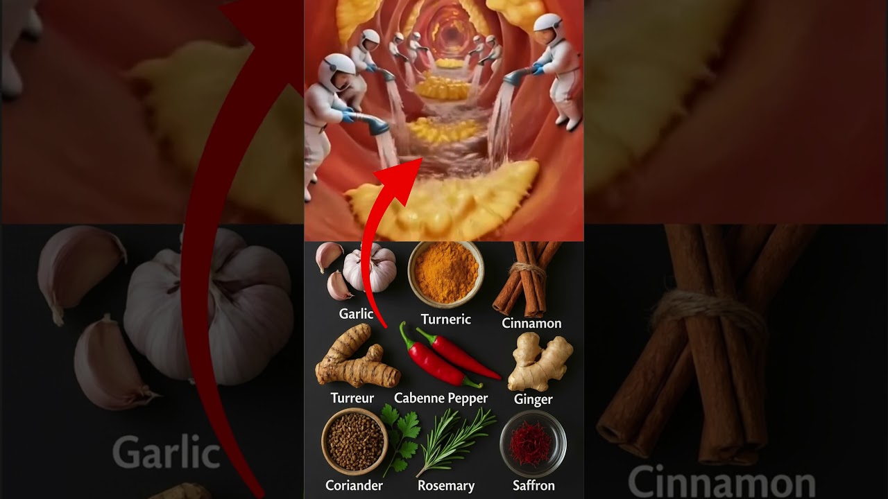 TOP 8 Spices That Clean Your Arteries Naturally