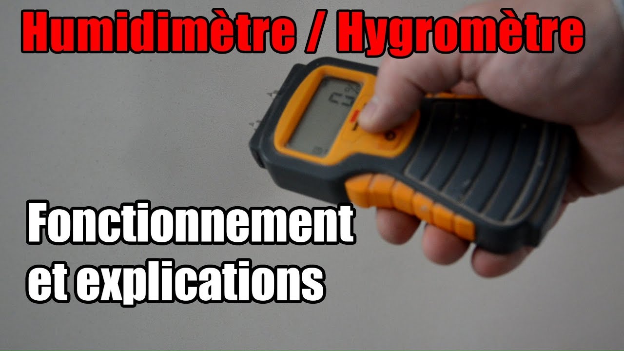 Humidimètre / Hygromètre : Fonctionnement et explications (humidité ascentionnelle)