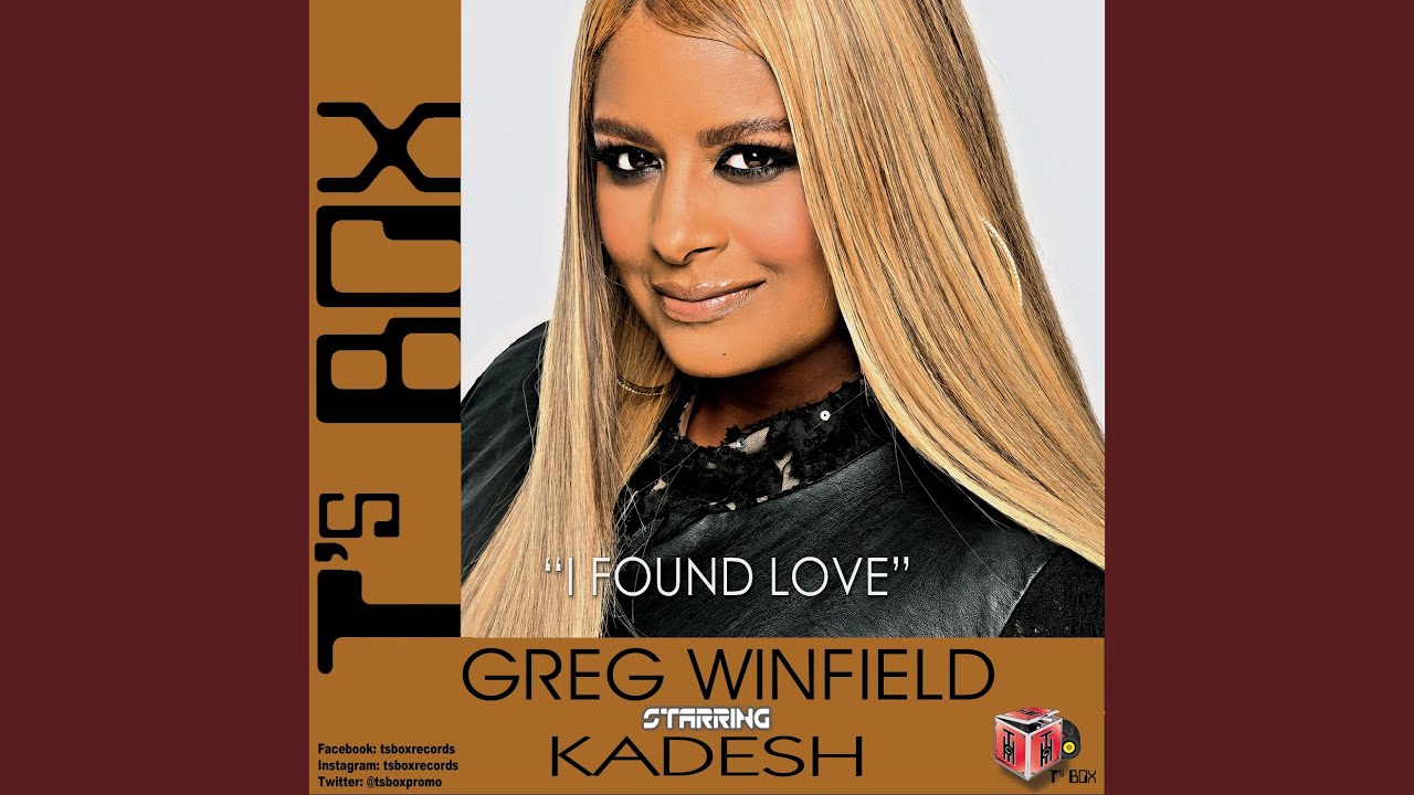 I Found Love (Terry Hunter & Greg Winfield Inst)
