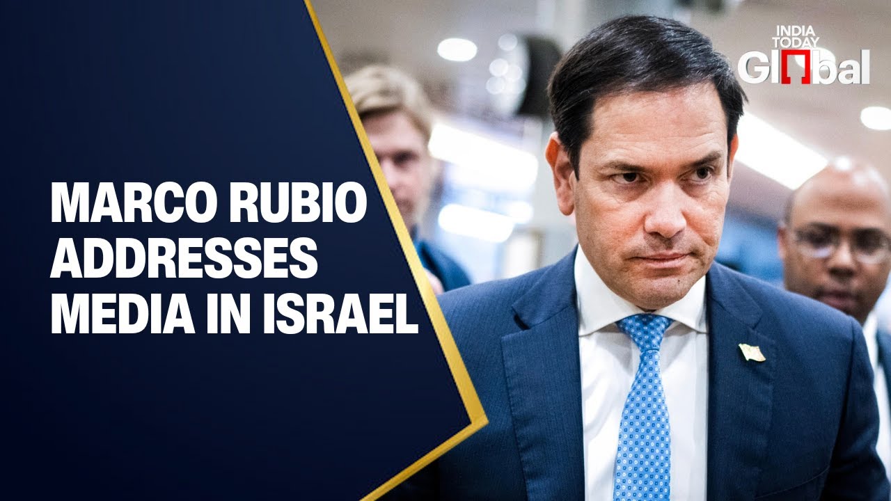 LIVE: U.S. Secretary of State Marco Rubio Speaks to Media on His Israel Visit