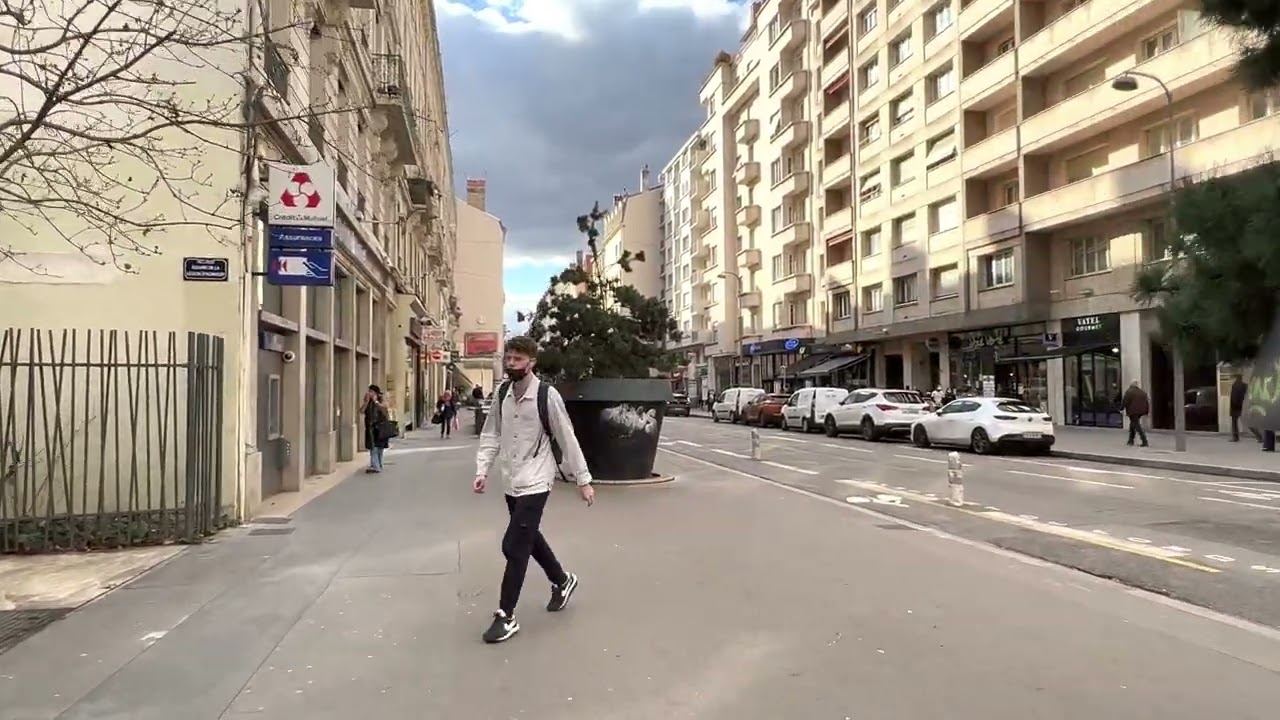 LYON,France 🇫🇷 WALK IN LYON 23/02/2022