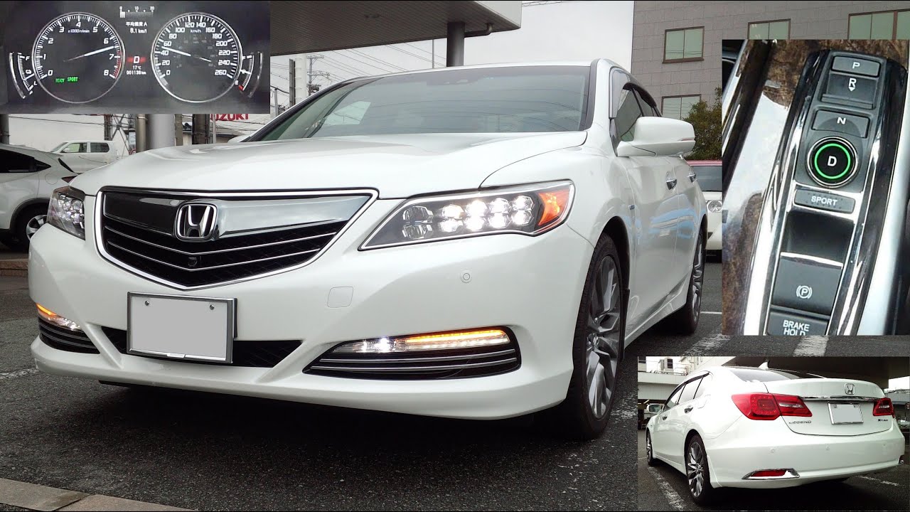 【試乗】ホンダ レジェンド(KC2型前期) ハイブリッドEX(V6 3.5L＋モーター) 走行・内装紹介・フル加速