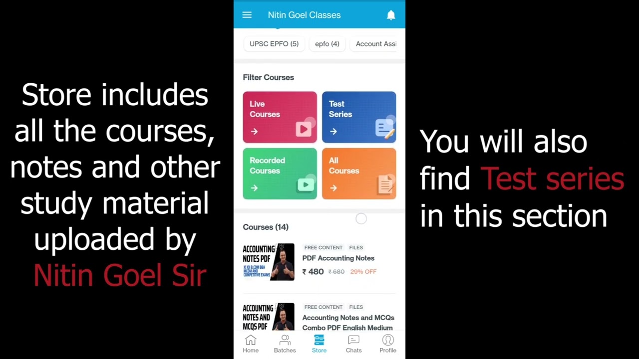 Nitingoelclasses App