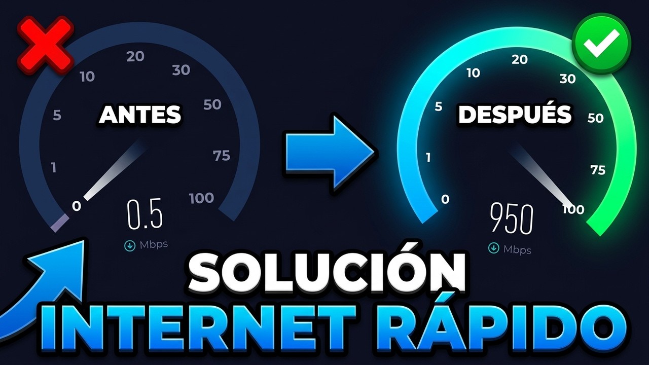 ✅ DESCUBRÍ Cómo Tener INTERNET al 100% De Su VELOCIDAD 🔥 Y Es MUY Fácil!