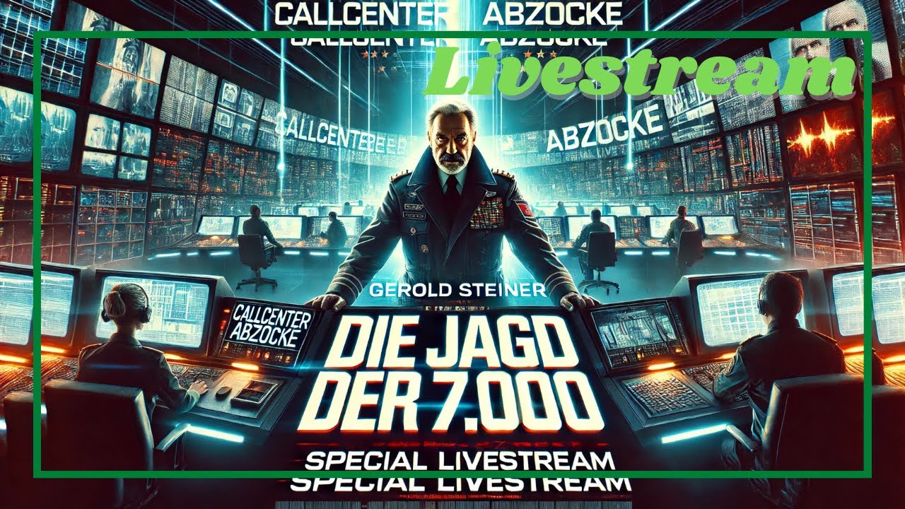 Callcenter Scamanruf - 7.000 Abonnenten Special (Die Jagt der 7.000) - Livestream