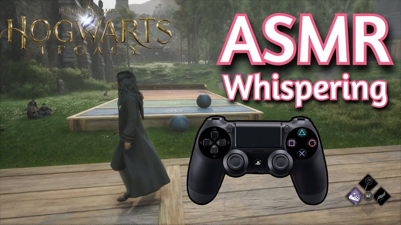 ASMR Gaming | HOGWARTS LEGACY WHISPERING P2 | Controller Sounds 💤