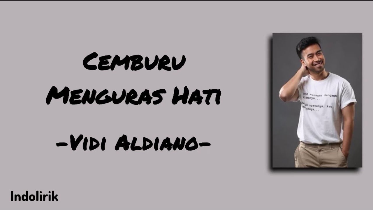 Cemburu Menguras Hati - Vidi Aldiano | Lirik Lagu